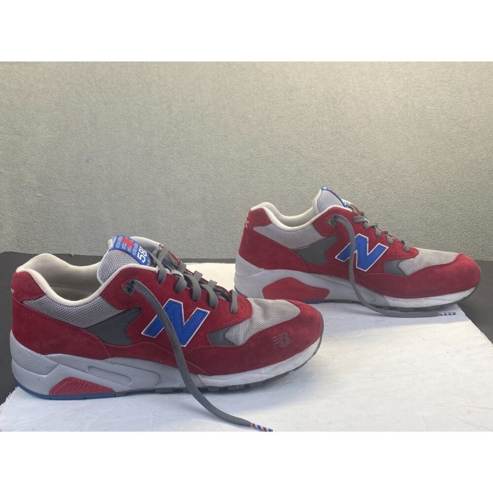 New Balance 580 Elite Edition Shoes Mens Size11.5 Red Gray Blue Rollbar MT580BSR - Picture 2 of 15